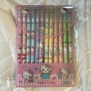 HELLO KITTY 12pc. GEL PENS NWT